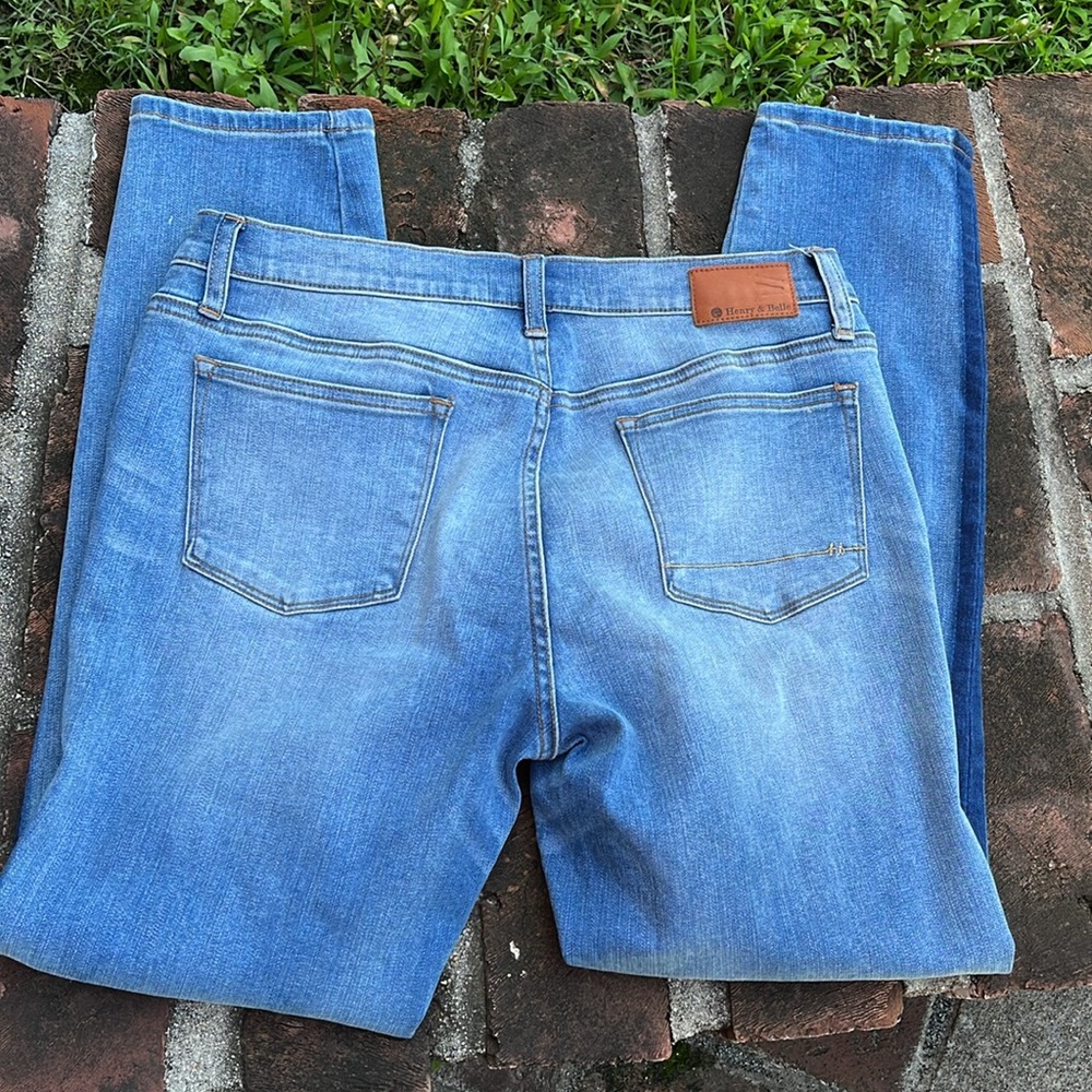Henry and Belle Adelaide super skinny ankle blue jeans size 32
